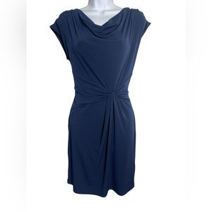 Michael Kors size small navy blue simple career dress